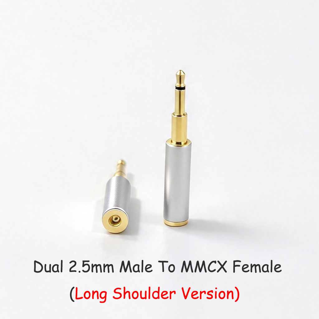 Headphone Converter 2.5mm To MMCX 0.78mm Female For Oppo PM-1 PM-2 Sivga Phoenix SV021 Oriole PII  Apollo Aiva Hifiman HE560 HE-350