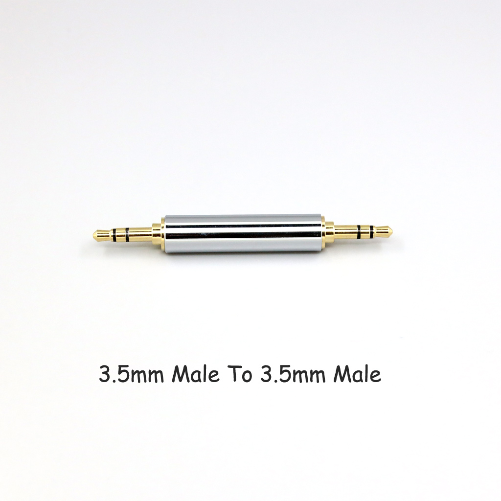 CNC High gloss Electroplated 4.4mm 3.5mm 2.5mm XLR 4pin 6.35mm Male To Female Converter Adapter Cable Resistance 0Ω to 300Ω
