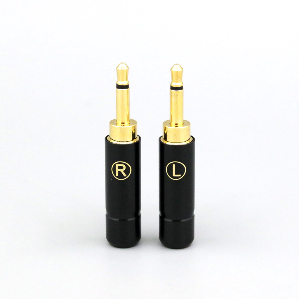 1pair 2.5mm Mono Headphone pin Plug For Sivga Phoenix SV021 SV023 Oriole PII Apollo Aiva Oppo PM-1 PM-2 1MORE H1707