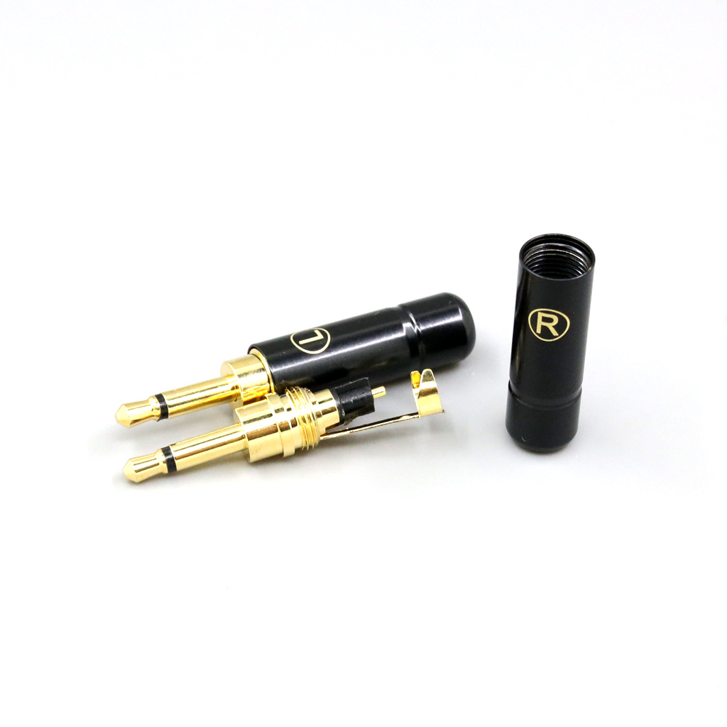 1pair 2.5mm Mono Headphone pin Plug For Sivga Phoenix SV021 SV023 Oriole PII Apollo Aiva Oppo PM-1 PM-2 1MORE H1707