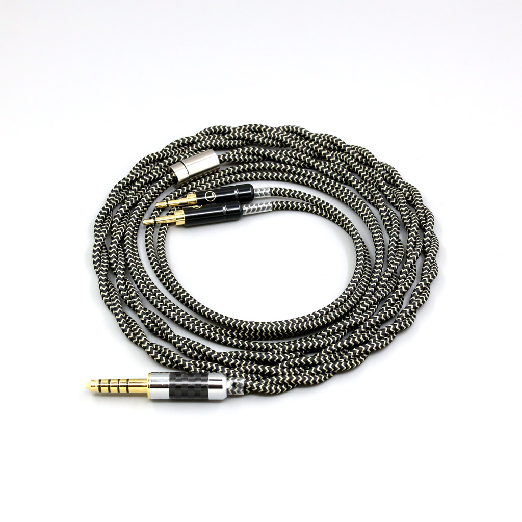 2 Core 2.8mm Litz OFC Earphone Shield Braided Sleeve Cable For Sivga Phoenix SV021 SV023 Oriole PII Apollo Aiva Oppo PM-1 PM-2