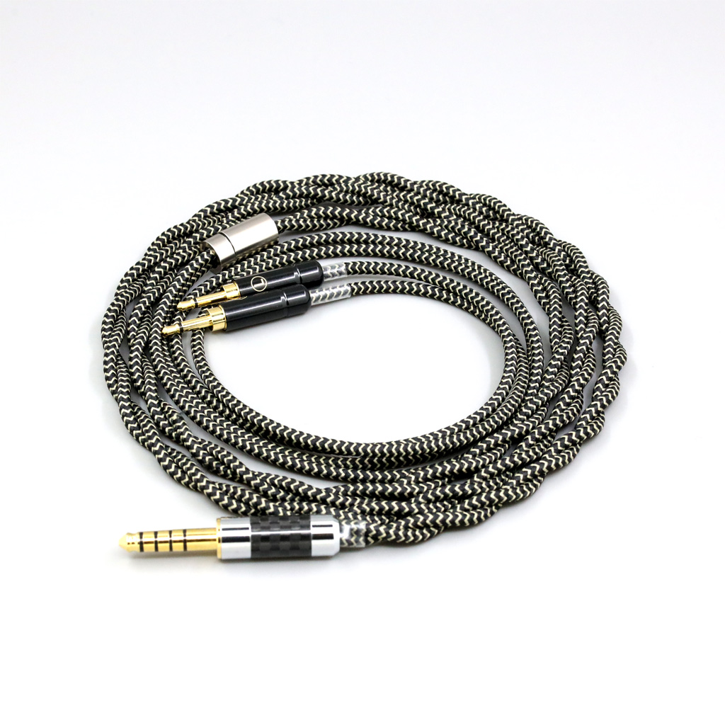 2 Core 2.8mm Litz OFC Earphone Shield Braided Sleeve Cable For Sivga Phoenix SV021 SV023 Oriole PII Apollo Aiva Oppo PM-1 PM-2