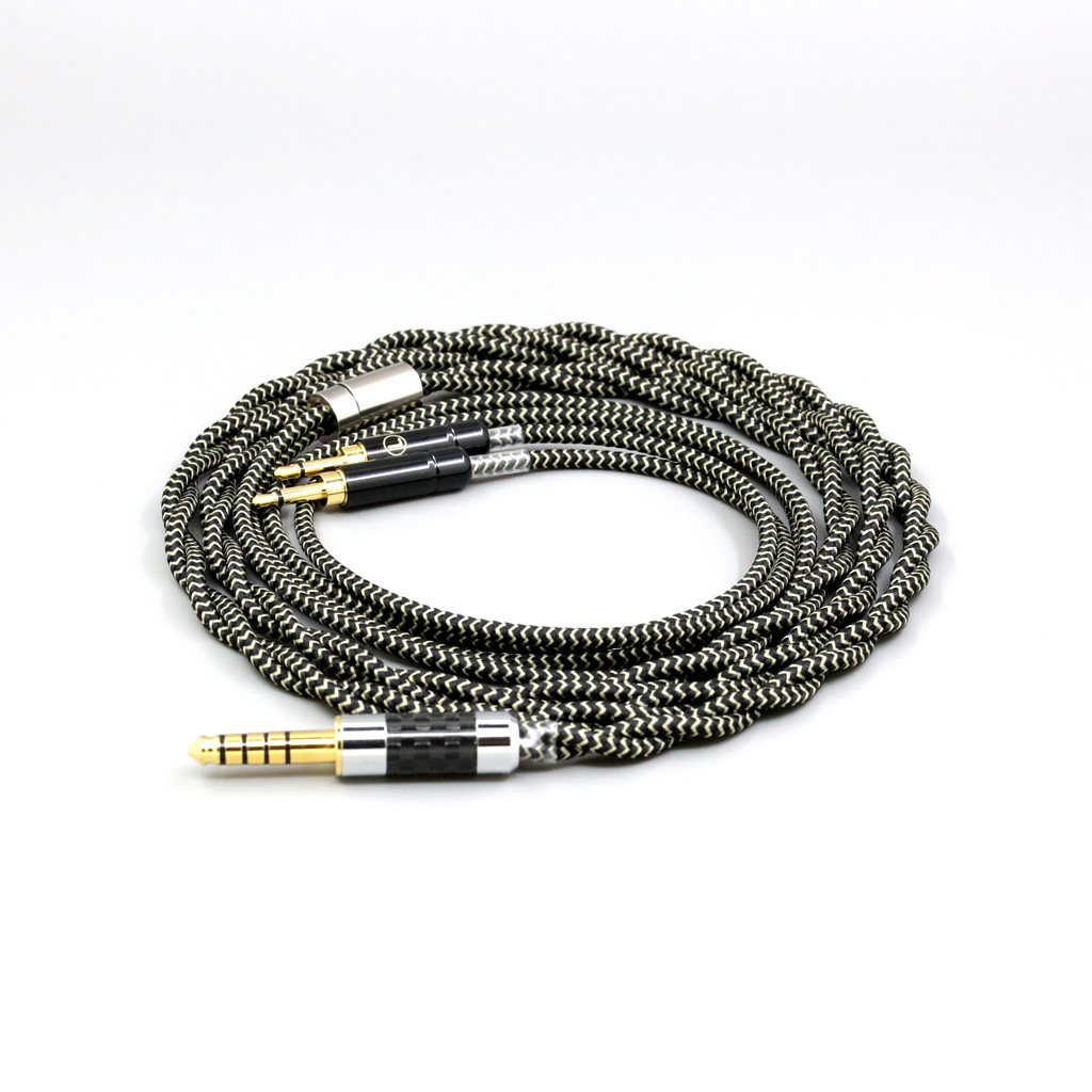 2 Core 2.8mm Litz OFC Earphone Shield Braided Sleeve Cable For Sivga Phoenix SV021 SV023 Oriole PII Apollo Aiva Oppo PM-1 PM-2