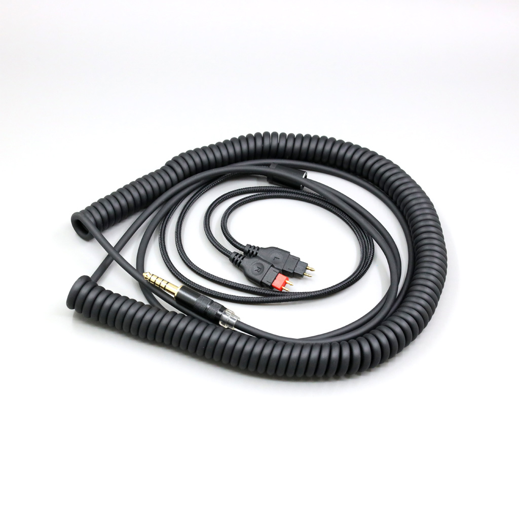 OFC Coiled Cable For Sennheiser HD580 HD600 HD650 HDxxx HD660S2 HD58x HD6xx Headphone