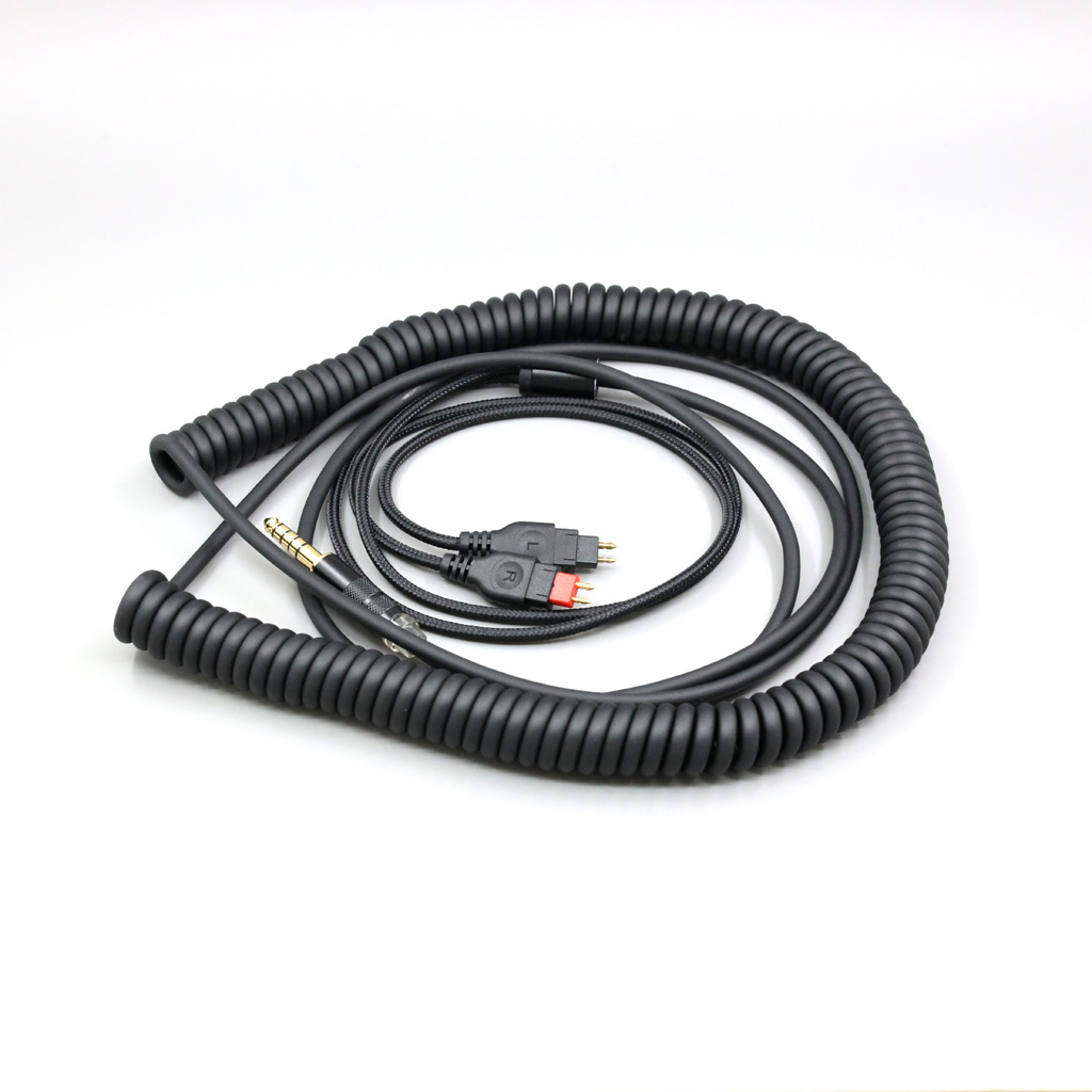 OFC Coiled Cable For Sennheiser HD580 HD600 HD650 HDxxx HD660S2 HD58x HD6xx Headphone