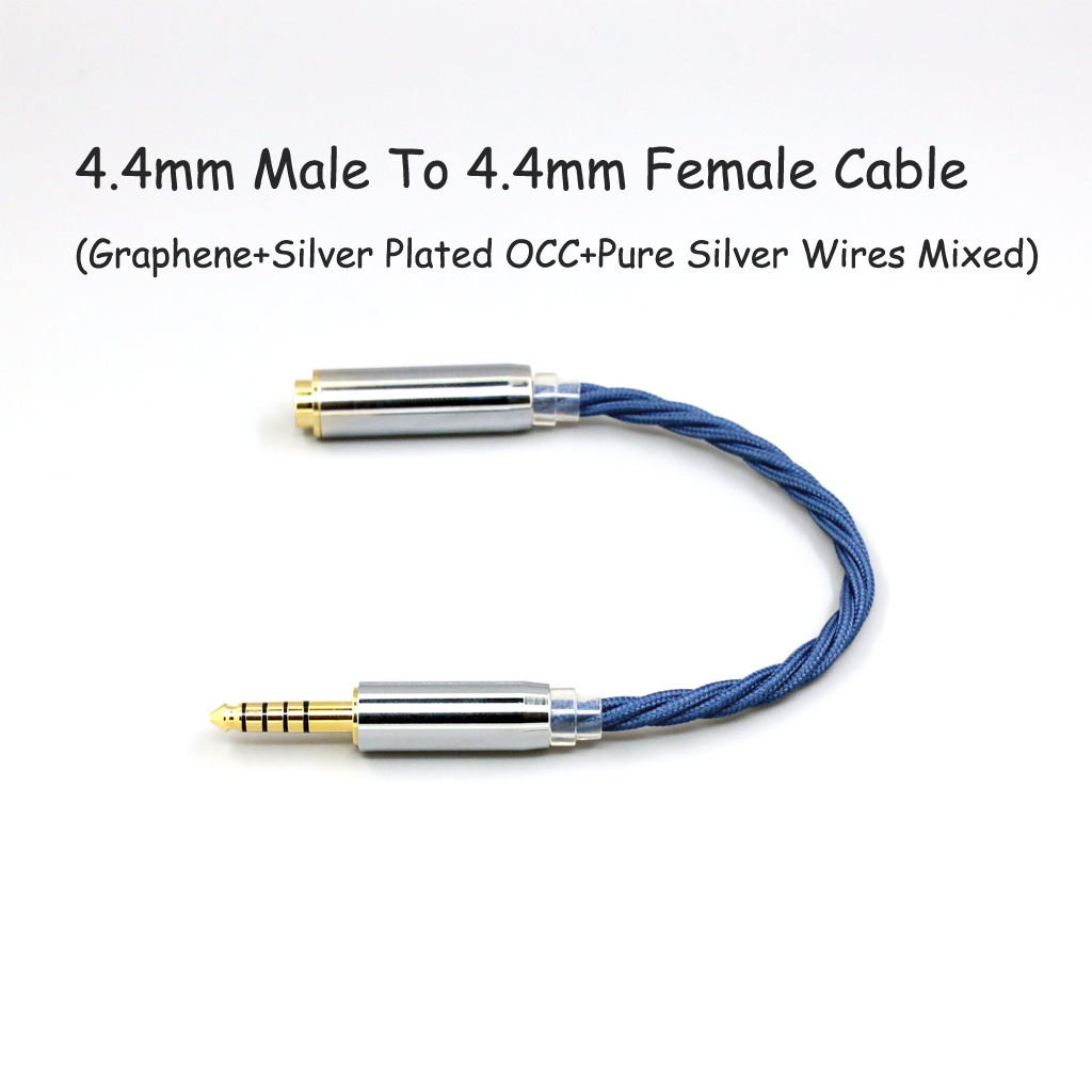 4.4mm Male To 4.4mm Female 3.5mm 4.4mm Male To Male Extension Audio Cable IFI Zen DAC AMP DAP Player