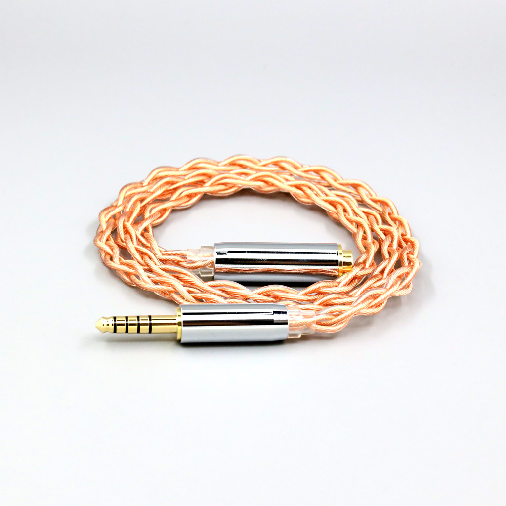 4 Core Litz HiFi-OFC Earphone Braided Cable For 4.4mm Male To 4.4mm Female