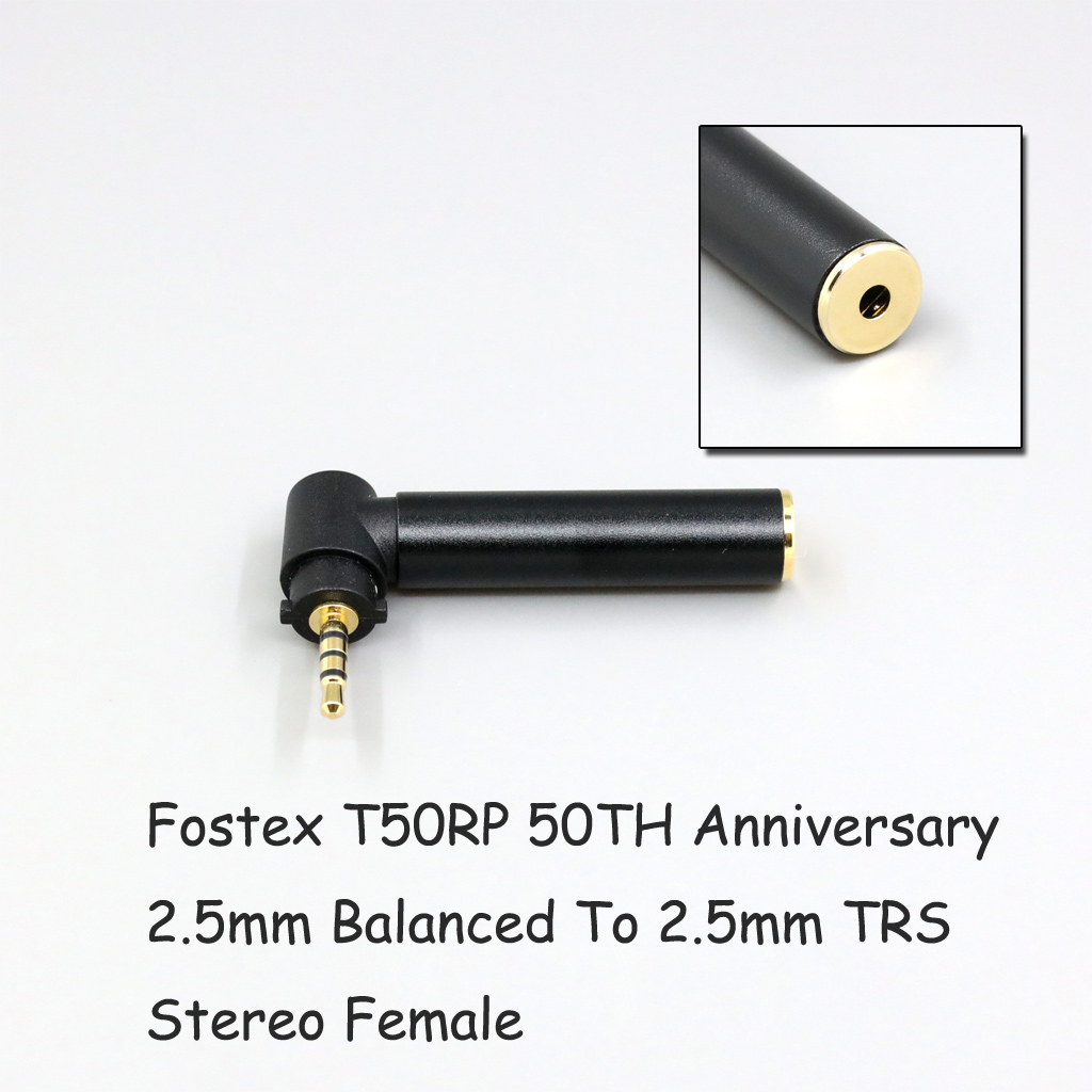 Headphone Converter 3.5mm 2.5mm Male To Female Jack Adapter For Fostex T50RP 50TH Anniversary RP Stereo Headphone Earphone
