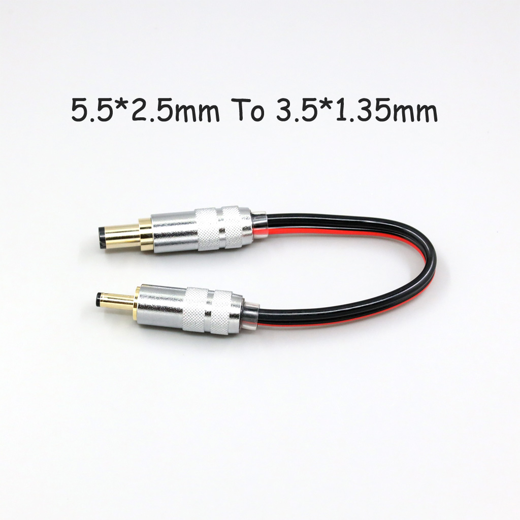 12V DC GX16 5.5mm 4.0mm 2.5mm To 2.1mm 1.35mm 1.7mm Plug Power Cable Male To Male Cord for Keces Linear Extension DC Wire