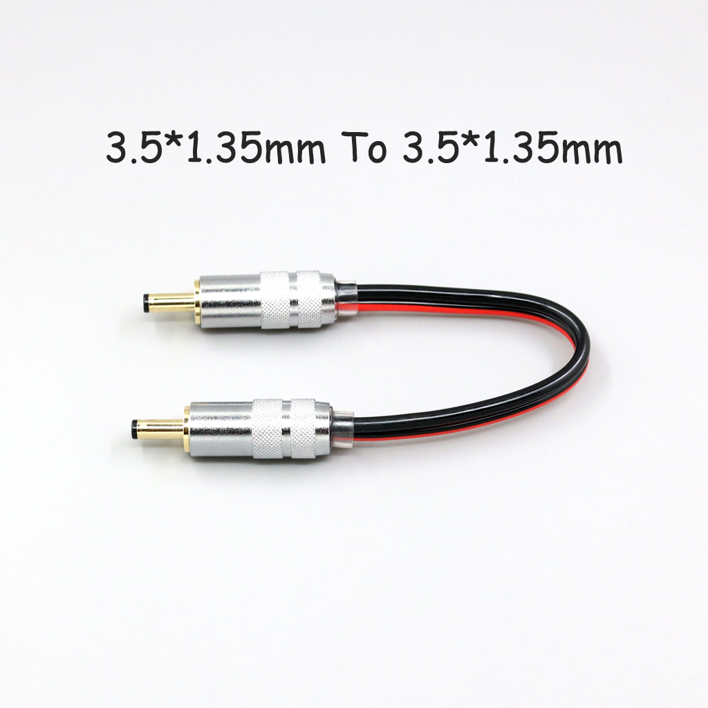12V DC GX16 5.5mm 4.0mm 2.5mm To 2.1mm 1.35mm 1.7mm Plug Power Cable Male To Male Cord for Keces Linear Extension DC Wire