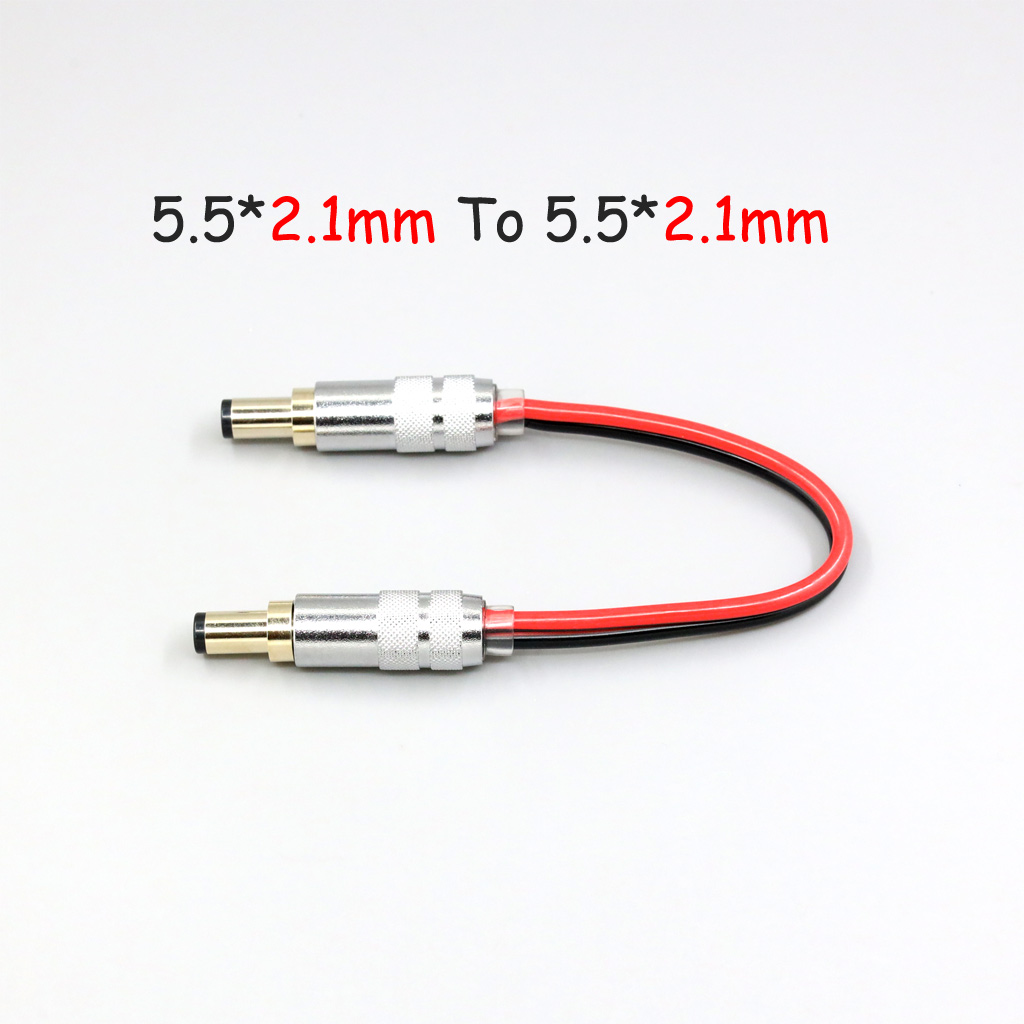 12V DC GX16 5.5mm 4.0mm 2.5mm To 2.1mm 1.35mm 1.7mm Plug Power Cable Male To Male Cord for Keces Linear Extension DC Wire