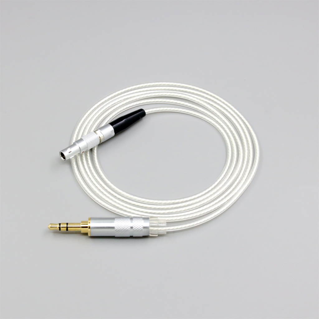 XLR 4.4mm 2.5mm Hi-Res Silver Plated 7N OCC Earphone Cable For AKG K812 K872 Reference Headphone
