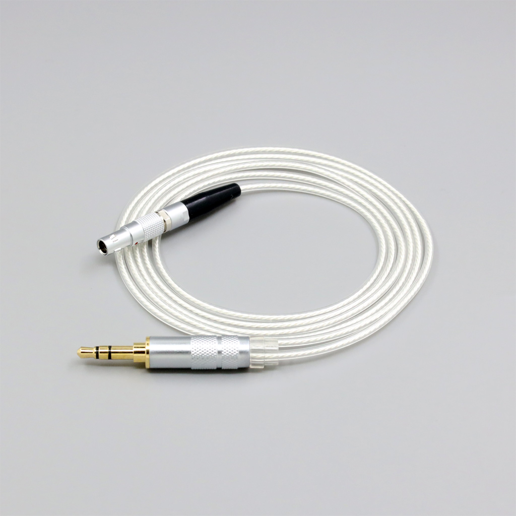 XLR 4.4mm 2.5mm Hi-Res Silver Plated 7N OCC Earphone Cable For AKG K812 K872 Reference Headphone