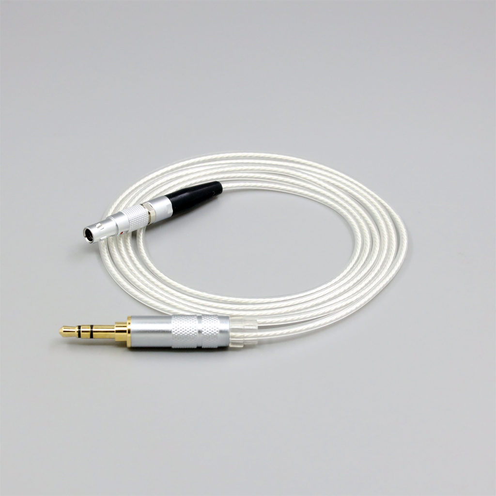 XLR 4.4mm 2.5mm Hi-Res Silver Plated 7N OCC Earphone Cable For AKG K812 K872 Reference Headphone