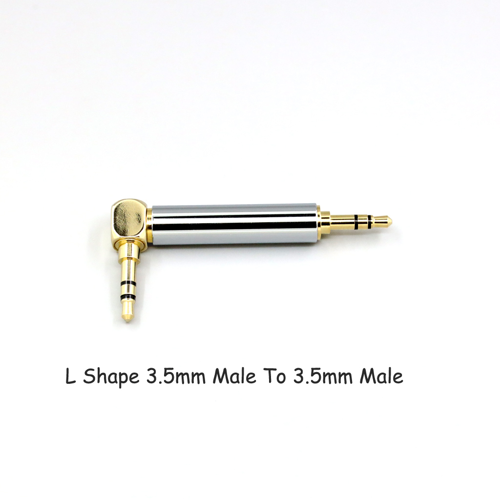 CNC High gloss Electroplated 4.4mm 3.5mm 2.5mm XLR 4pin 6.35mm Male To Female Converter Adapter Cable Resistance 0Ω to 300Ω