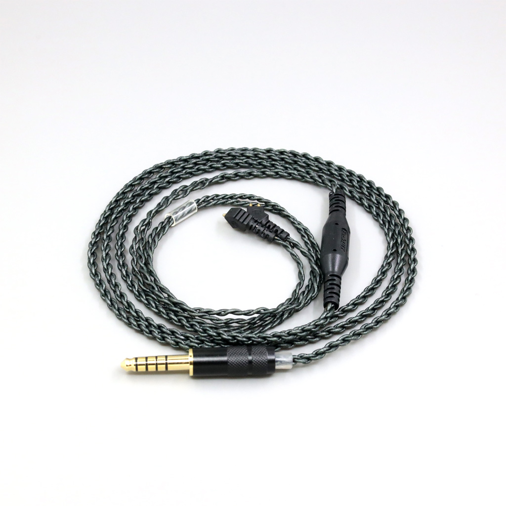 3.5mm 2.5mm 4.4mm Balanced 100 Ohm Silver Foiled Earphone Cable For Etymotic ER4B ER4PT ER4S ER6I ER4