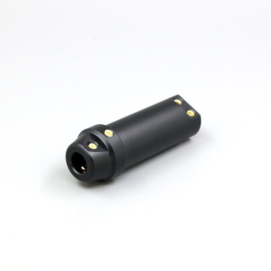 Aluminum cable splitter with 6mm diameter wire holes suitable for customized repaired audio cables