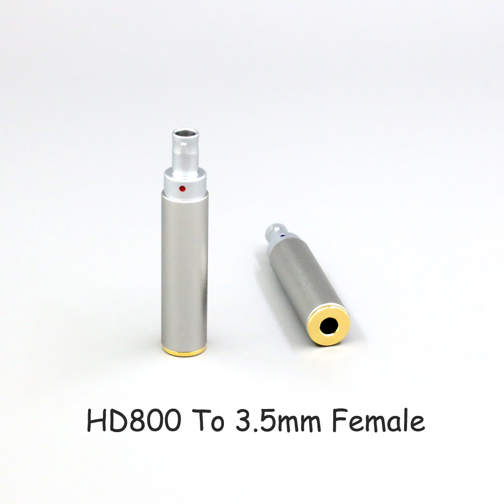 Headphone Earphone Converter Dual 3.5mm Female Jack Adapter for SENNHEISER HD800 HD800S HD820 Dharma D1000