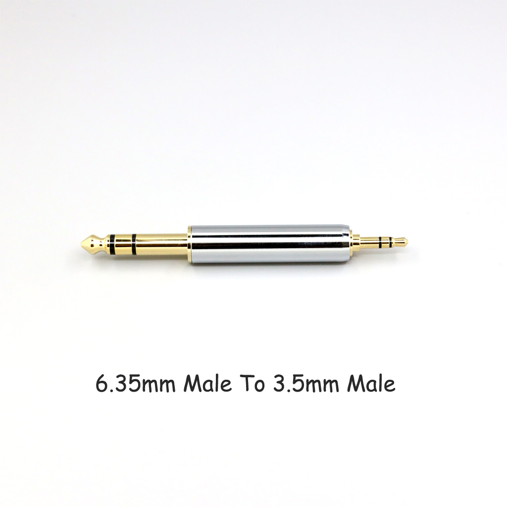 CNC High gloss Electroplated 4.4mm 3.5mm 2.5mm XLR 4pin 6.35mm Male To Female Converter Adapter Cable Resistance 0Ω to 300Ω