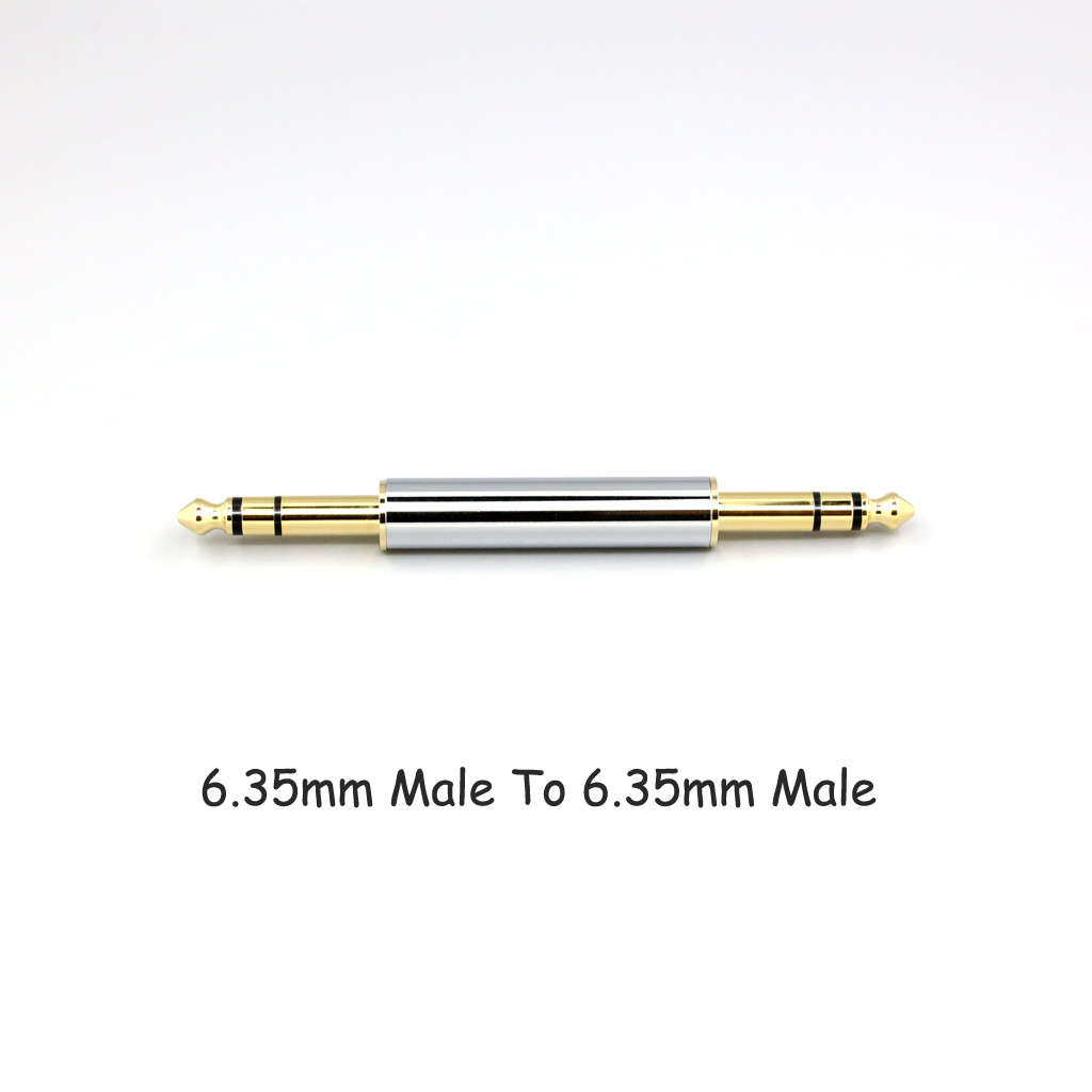 CNC High gloss Electroplated 4.4mm 3.5mm 2.5mm XLR 4pin 6.35mm Male To Female Converter Adapter Cable Resistance 0Ω to 300Ω