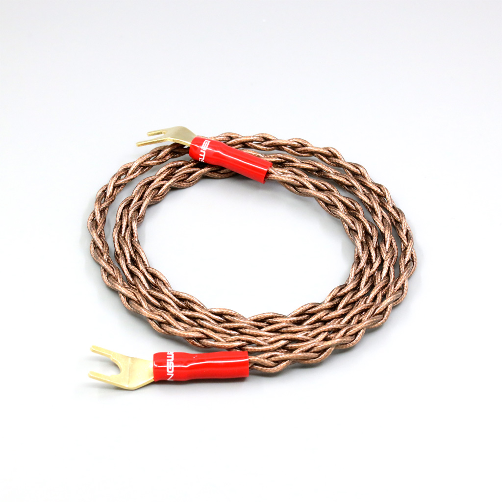 99% 24k Gold 7n Pure Silver Graphene Shield RCA Spade XLR Banana male to male Female coaxial cable