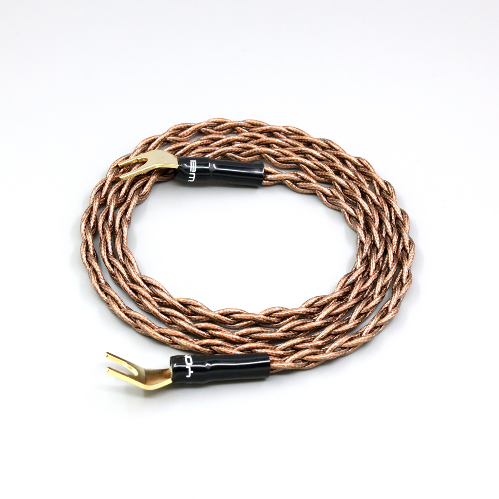 99% 24k Gold 7n Pure Silver Graphene Shield RCA Spade XLR Banana male to male Female coaxial cable