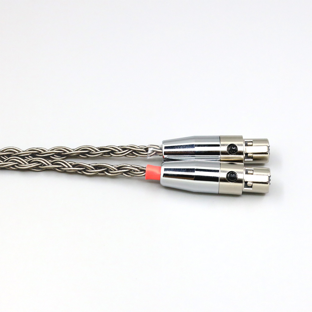 16 Core Grey Silver plated Earphone Cable For Audeze LCD-3 LCD-2 LCD-X LCD-XC LCD-4z LCD-MX4 LCD-GX lcd Headphone