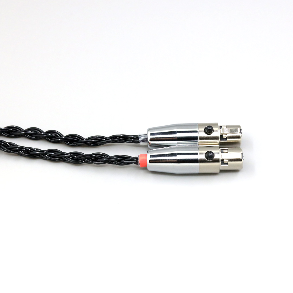 16 Core Black Braided Earphone Cable For Audeze LCD-3 LCD-2 LCD-X LCD-XC LCD-4z LCD-MX4 LCD-GX lcd Headphone