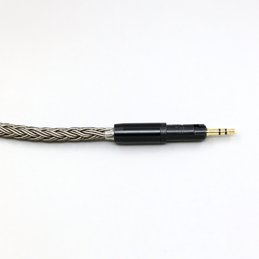 16 Core Grey Silver plated Earphone Cable For Audio Technica ATH-M50x ATH-M40x ATH-M70x ATH-M60x