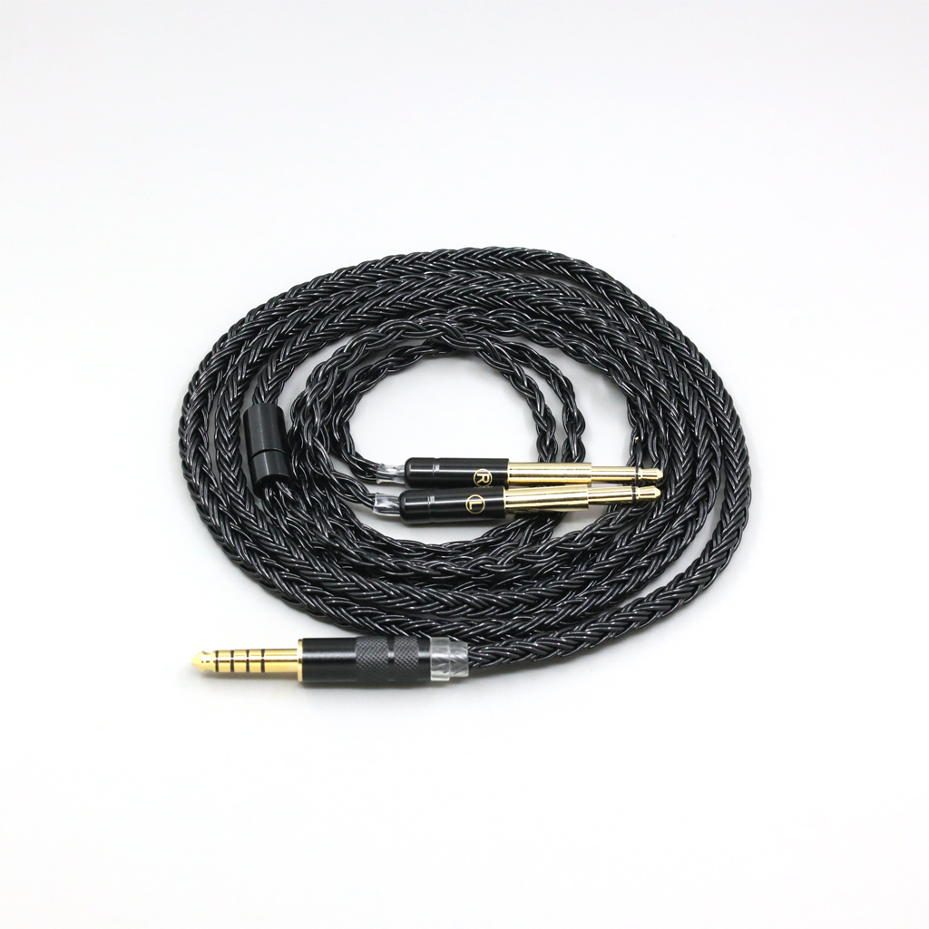16 Core Black Braided Earphone Cable For Meze 99 109 pro Classics NEO NOIR Headphone