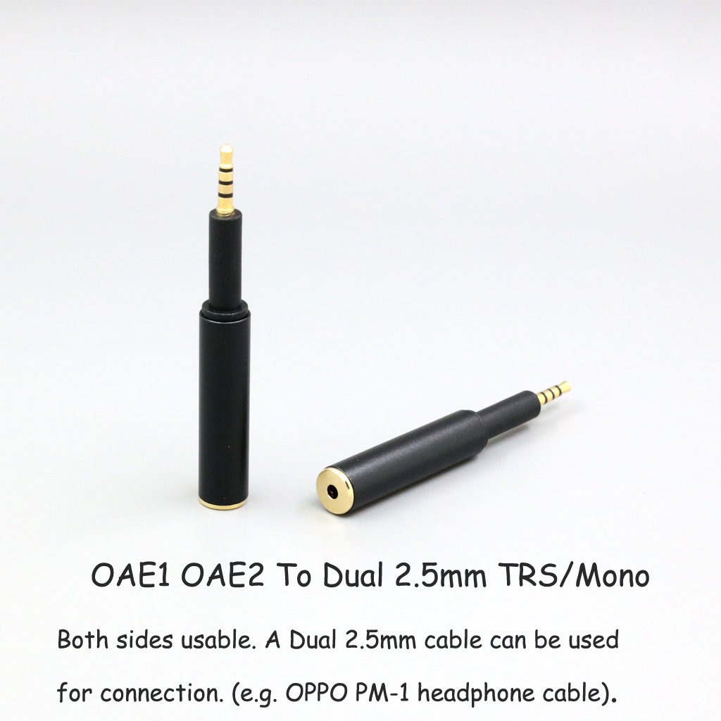 Headphone Converter 3.5mm 2.5mm Male To Female Jack Adapter For DROP + Grell OAE1 OAE2 Earphone