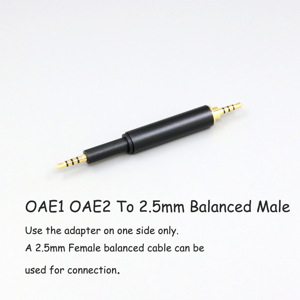 Headphone Converter 3.5mm 2.5mm Male To Female Jack Adapter For DROP + Grell OAE1 OAE2 Earphone