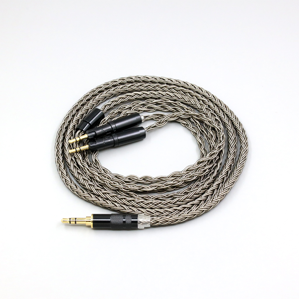 16 Core Black Braided Earphone Cable For Audio-Technica ATH-R70X ATH-R70XA Headphone Headset