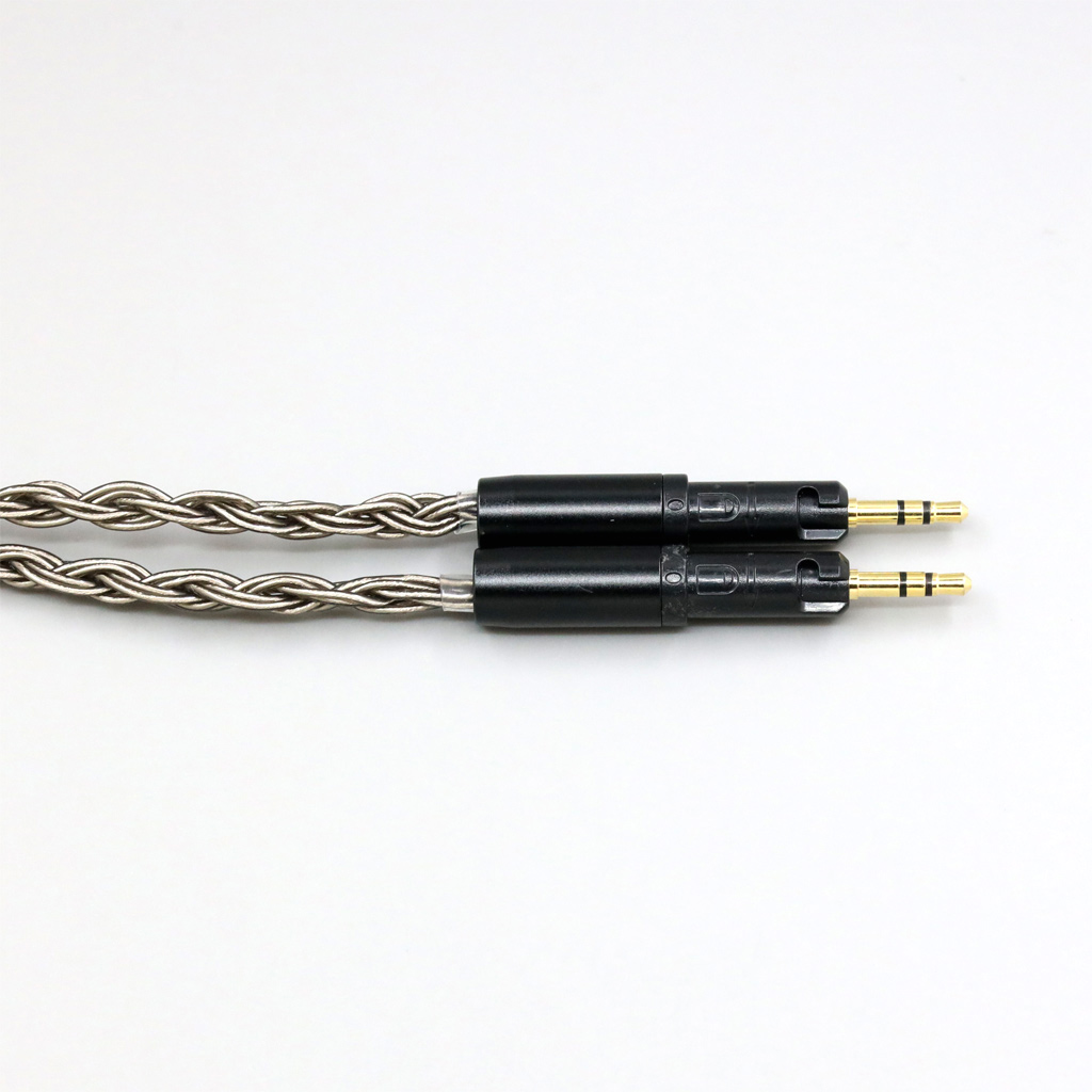 16 Core Black Braided Earphone Cable For Audio-Technica ATH-R70X ATH-R70XA Headphone Headset
