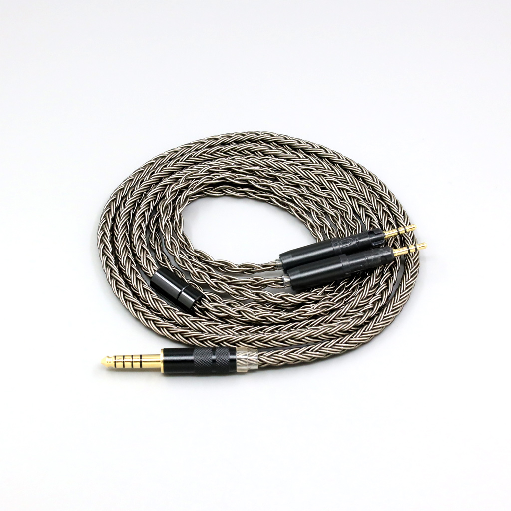 16 Core Grey Silver plated Earphone Cable For Audio-Technica ATH-R70X ATH-R70XA Headphone Headset