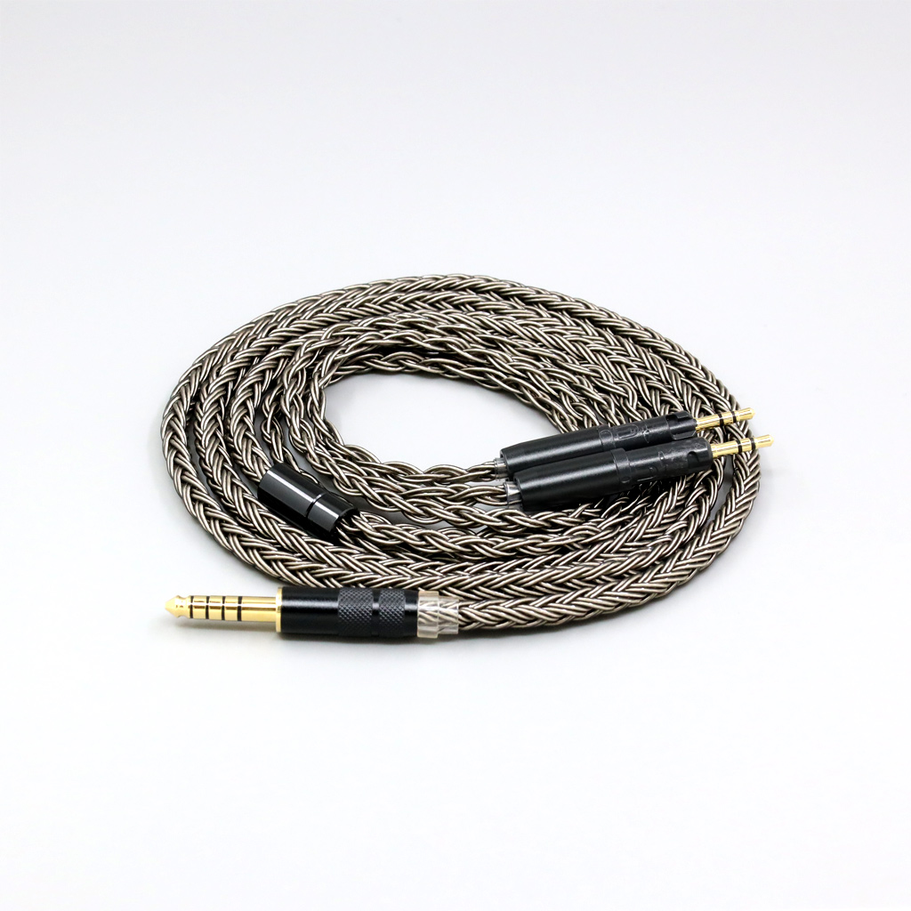 16 Core Grey Silver plated Earphone Cable For Audio-Technica ATH-R70X ATH-R70XA Headphone Headset