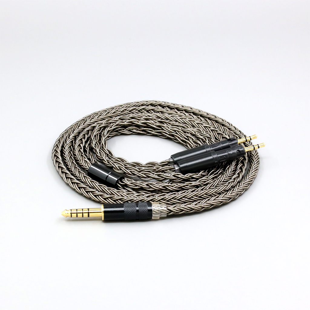 16 Core Grey Silver plated Earphone Cable For Audio-Technica ATH-R70X ATH-R70XA Headphone Headset