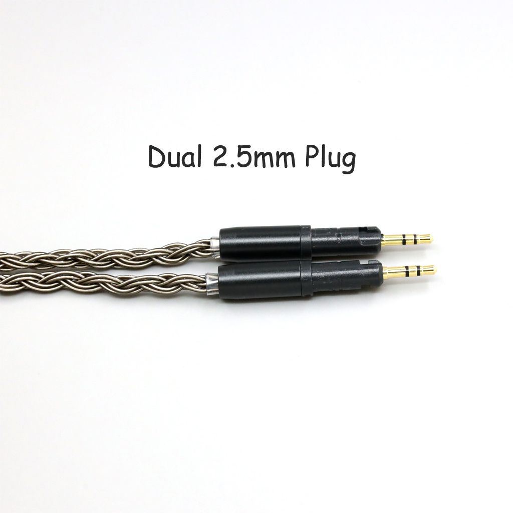 16 Core Grey Silver plated Earphone Cable For Audio-Technica ATH-R70X ATH-R70XA Headphone Headset