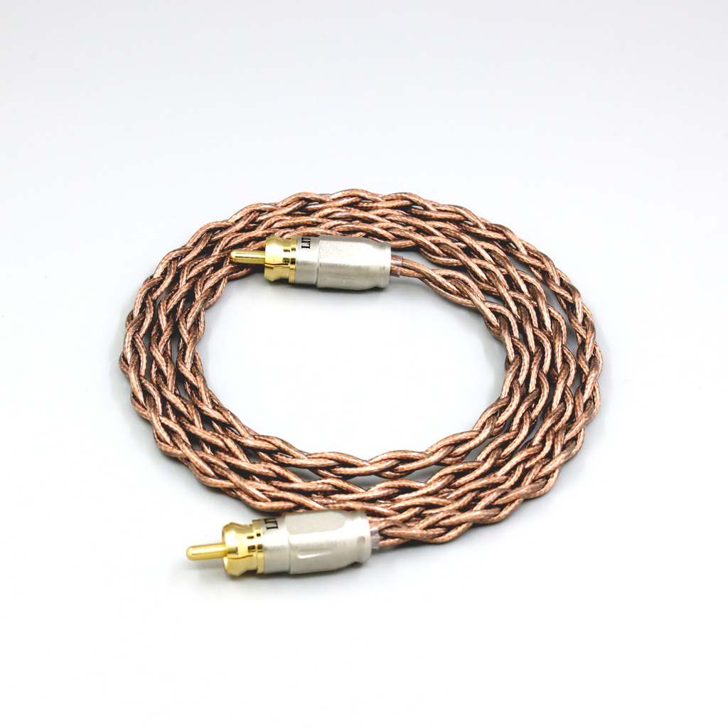 99% 24k Gold 7n Pure Silver Graphene Shield RCA male to male coaxial cable For Cambridge 200m MXW70 power amplifier