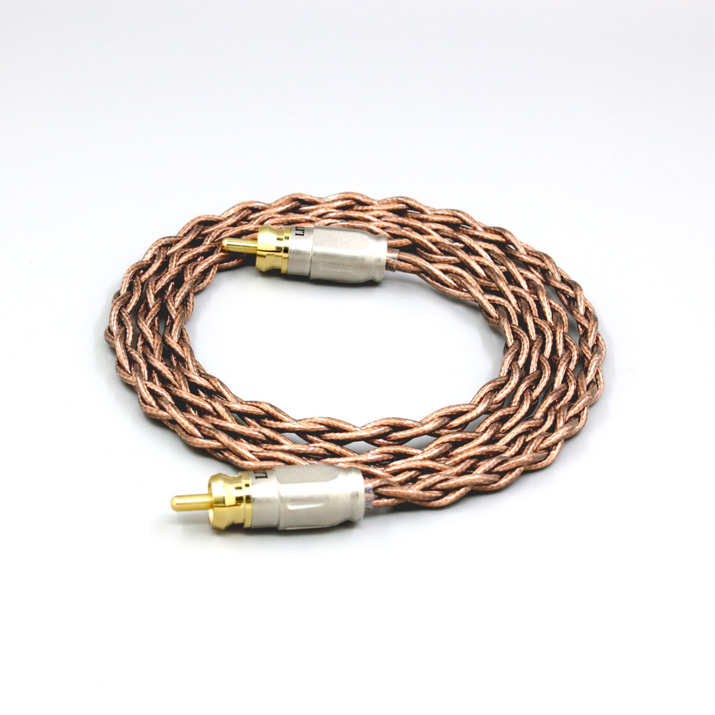 99% 24k Gold 7n Pure Silver Graphene Shield RCA male to male coaxial cable For Cambridge 200m MXW70 power amplifier