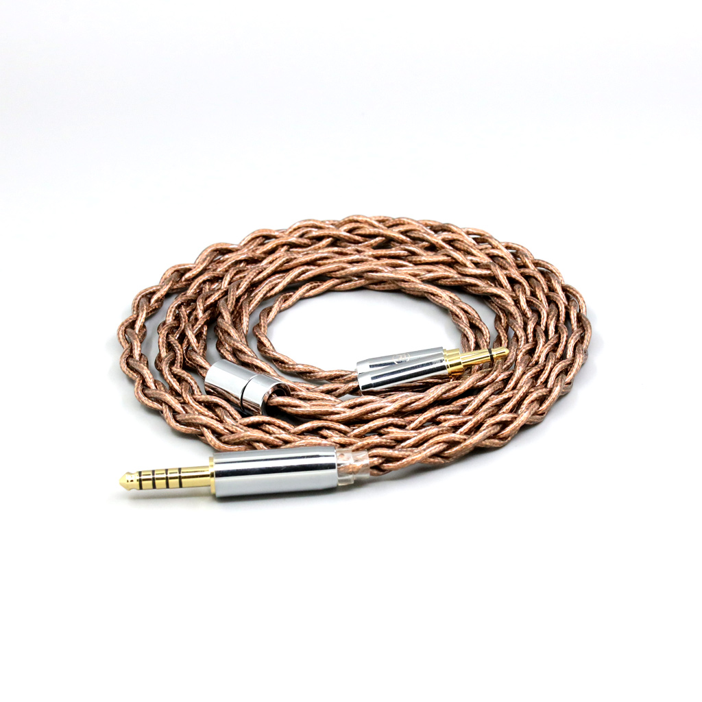 99% 24k Gold 7n Pure Silver Graphene Shield Earphone Cable For Sivga Phoenix SV021 Oriole PII  Apollo Aiva Headphone