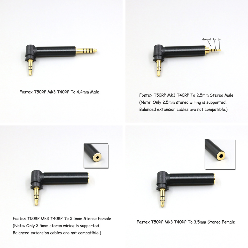 Headphone Converter 3.5mm 2.5mm Female Jack Adapter For Fostex T50RP Mk3 T40RP Mk2 T20RP Mk2 Dekoni Earphone