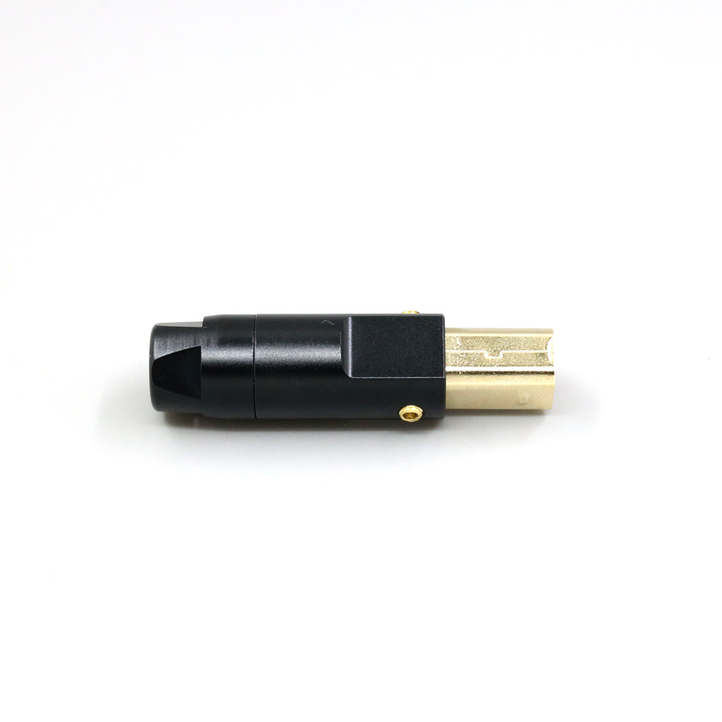Metal Housing DIY Part Handmade USB 2.0 B Port Solder Adapter Plug For DAC Cable