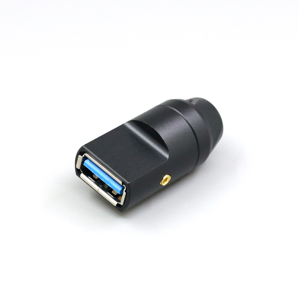 Metal Housing DIY Part Handmade USB 2.0 A Port 5U Gold Plated Solder Adapter Plug With Shell Housing