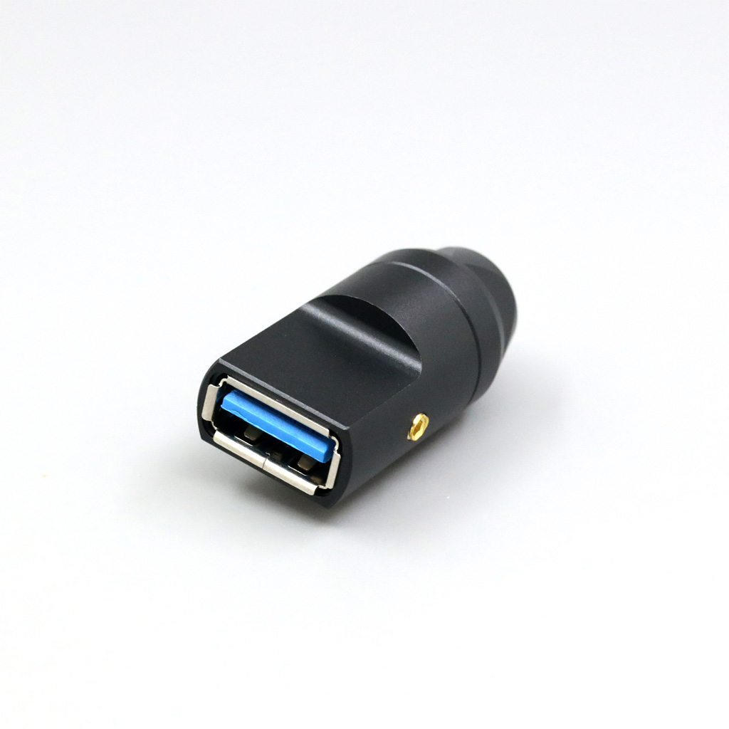 Metal Housing DIY Part Handmade USB 2.0 A Port 5U Gold Plated Solder Adapter Plug With Shell Housing