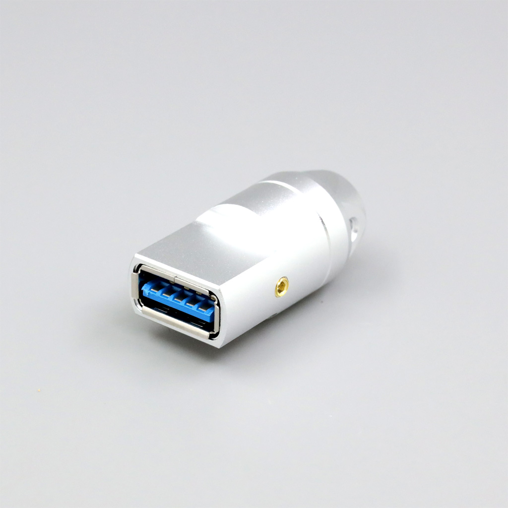 Metal Housing DIY Part Handmade USB 2.0 A Port 5U Gold Plated Solder Adapter Plug With Shell Housing