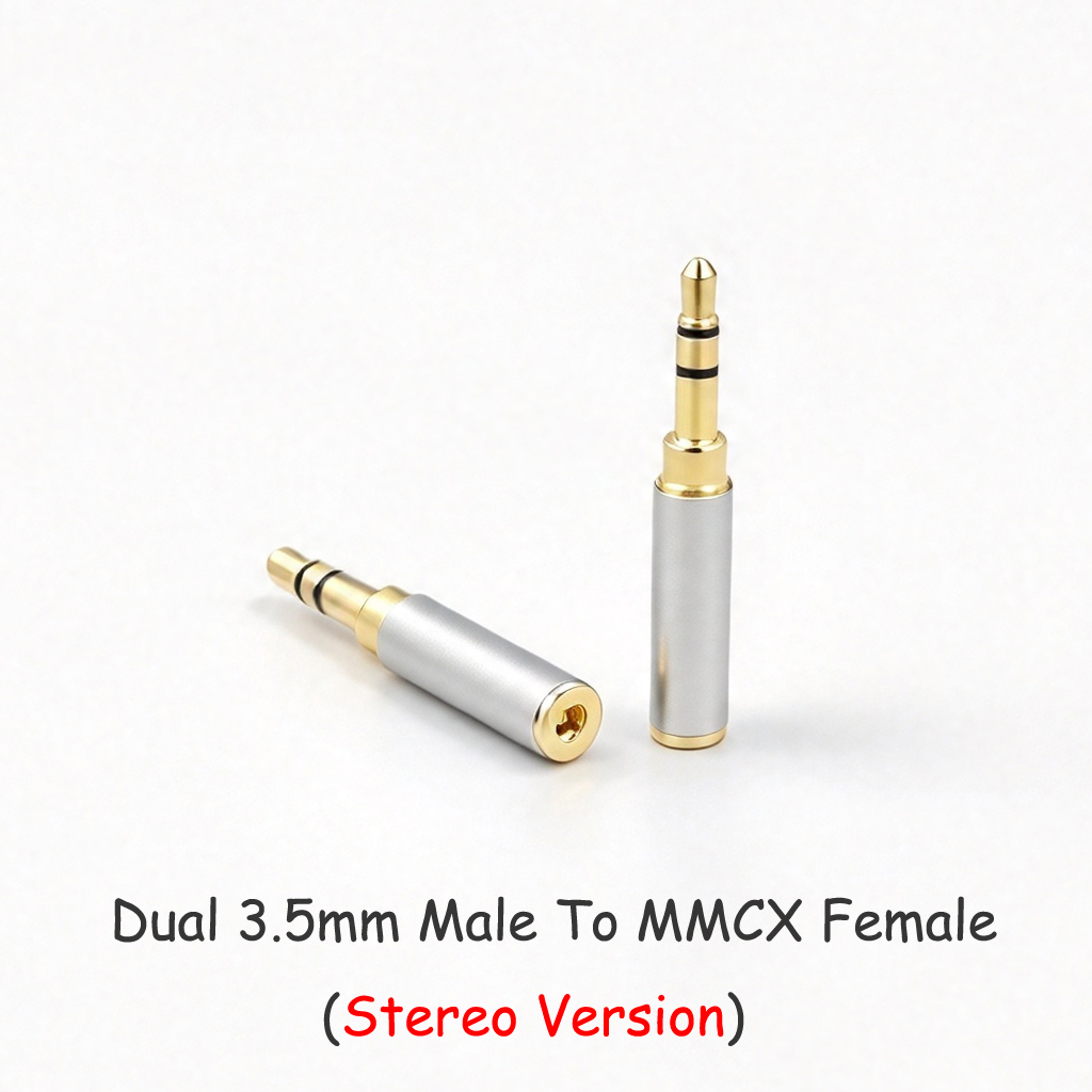 Headphone Converter 3.5mm To MMCX 0.78mm Female For Sivga SV023 ANSER LUAN Denon AH-D7200 Hifiman Sundara Ananda v3 HE1000se HE6se he400se