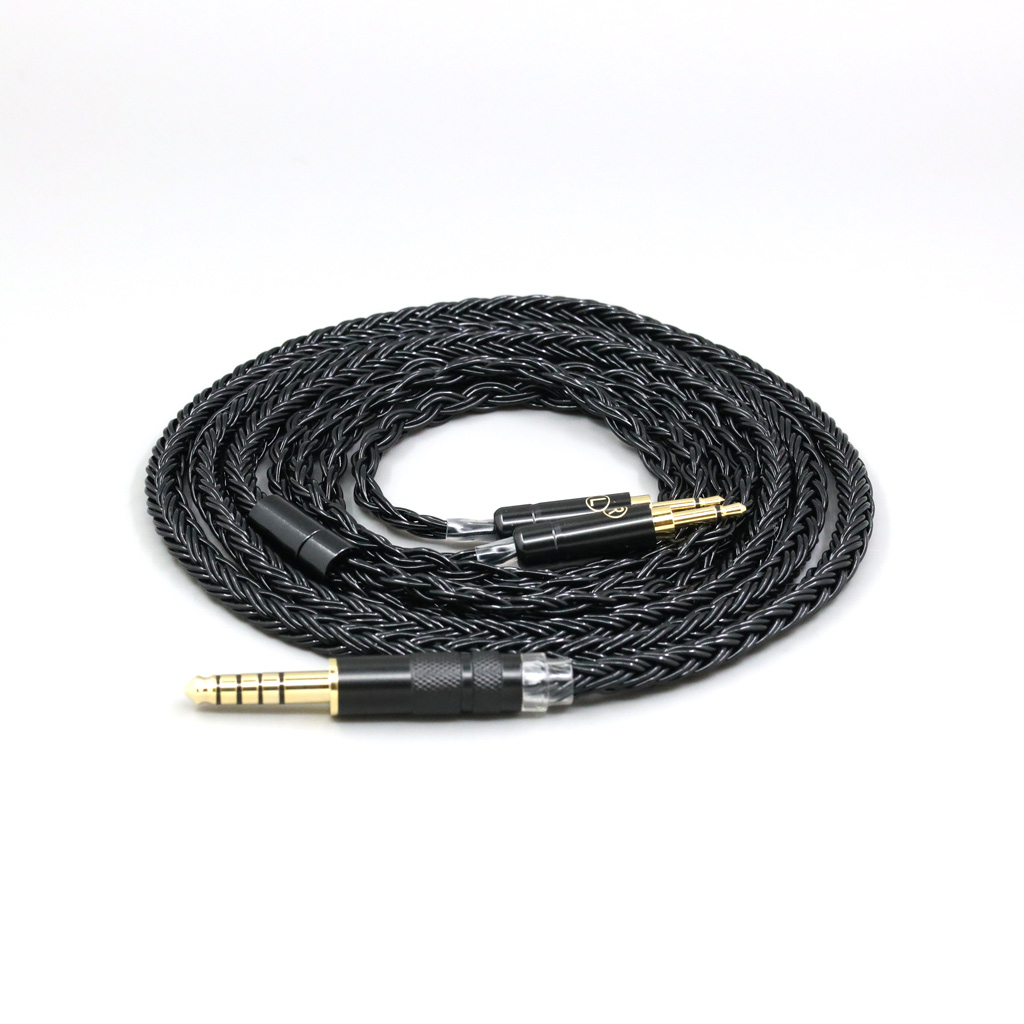 16 Core Black Braided Earphone Cable For Sivga Phoenix SV021 SV023 Oriole PII Apollo Aiva Oppo PM-1 PM-2 1MORE H1707
