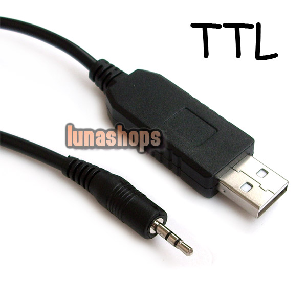 PL2303HX USB To 2.5mm Male TTL COM Module Converter Adapter Flash Professional Cable