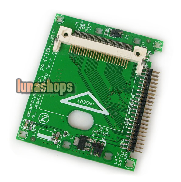 CF Card To 2.5" IDE 44Pin 1.8" HDD Adapter For Hitachi 